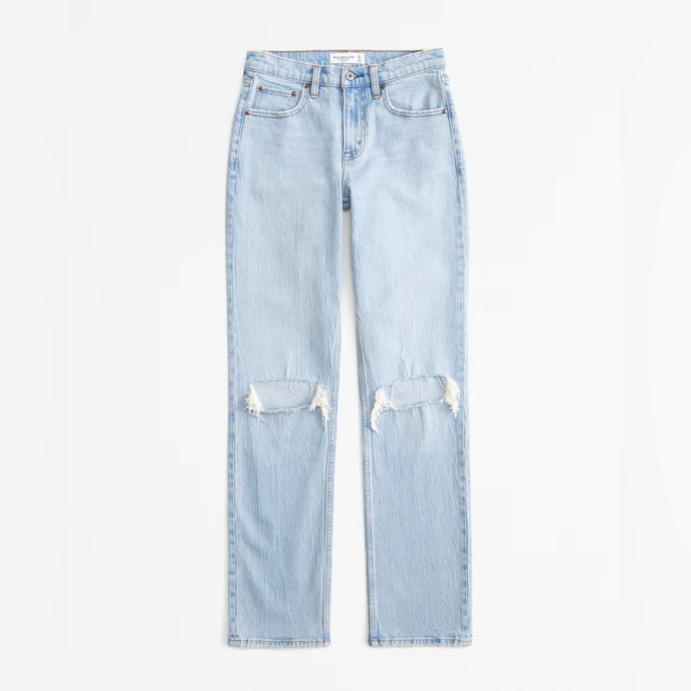 Curve Love Mid Rise 90s Straight Jean